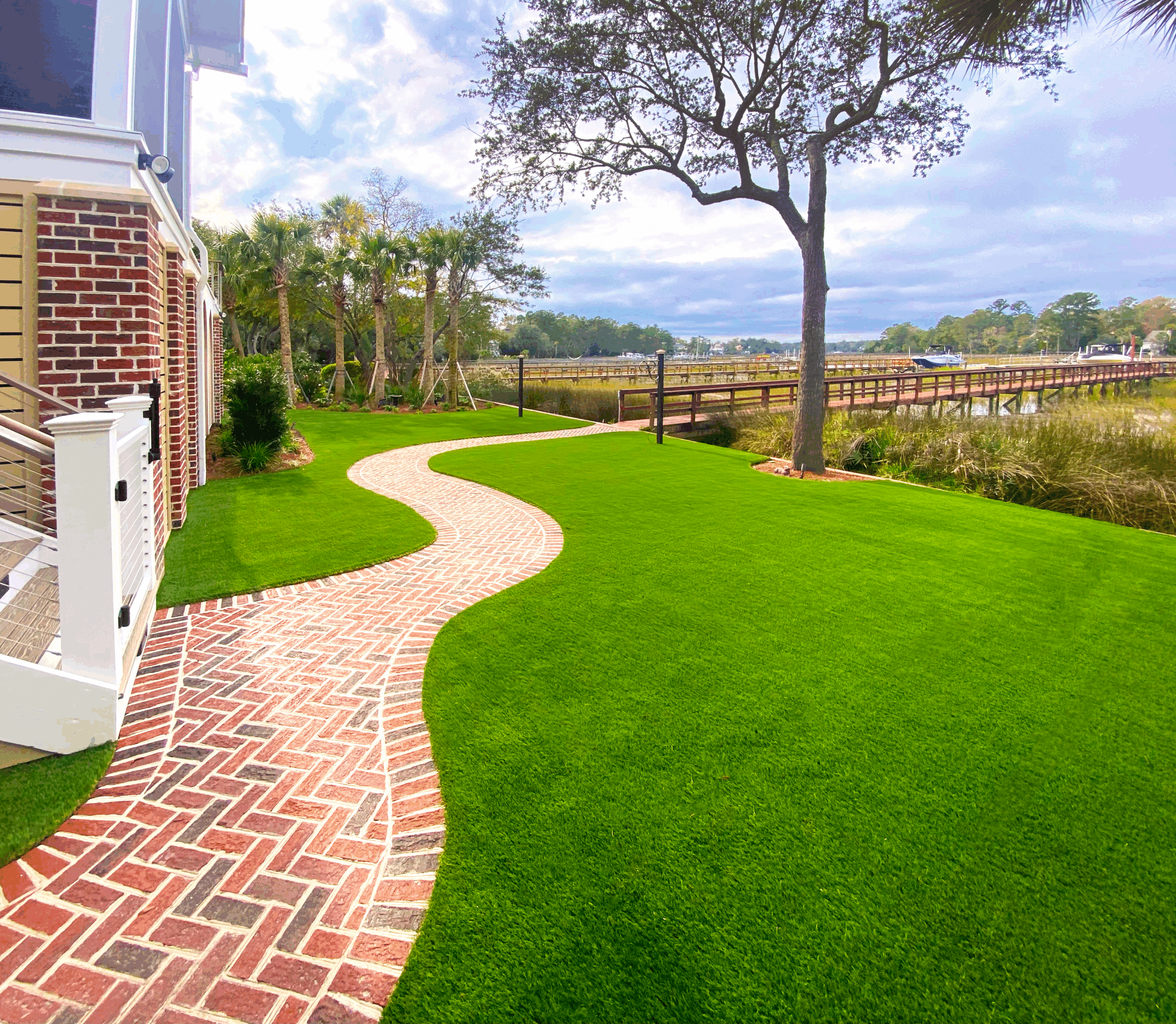 Artificial turf installation in Carrollton TX